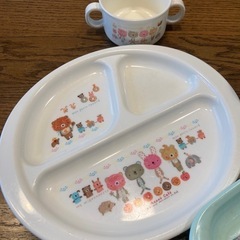 ベビー用　お皿&コップ　の画像