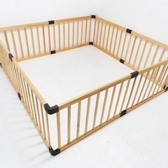 美品 木製ベビーサークル 123 8枚タイプの画像