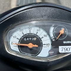 スズキ　アドレスV50 CA44A 紺色　原付　50cc 4スト　大阪発の画像