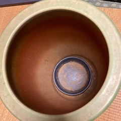 陶器の傘立て　傘置き　焼物の画像