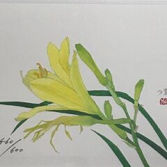 外山康雄 猿滑 蕺 夕菅 ダイヤモン・スクリーニング+シルクスクリーンの画像