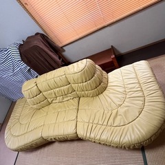 本革カウチソファの画像