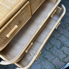 難あり　籐　引き出しの画像
