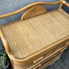 難あり　籐　引き出しの画像
