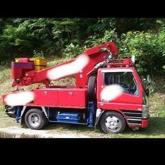 交換も限定で可能　高所作業車　三菱キャンターの画像
