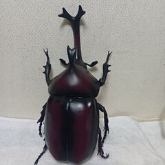 値下げ、特大カブトムシ＆ヒラタクワガタフィギィアの画像