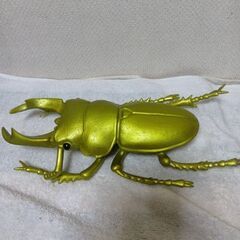 値下げ、特大カブトムシ＆ヒラタクワガタフィギィアの画像