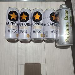 お酒　アルコール　ビール5本の画像