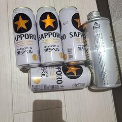 お酒　アルコール　ビール5本の画像