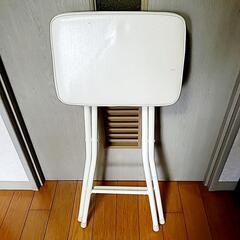 折りたたみハイチェア　スツール　椅子　サイドテーブル　脚立にも