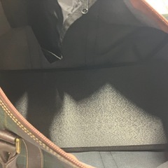 H 2507-324 ボストンバッグ ショルダーストラップ付属 汚れありの画像
