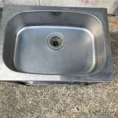 ステンレス塗装　深型流し台　流し台　シンク　の画像