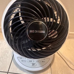 強力コンパクトサーキュレーター扇風機リモコン付きの画像