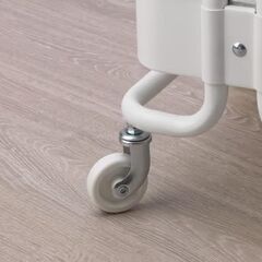 IKEA イケア ロースフルト　白　キッチンワゴン　キャスター付きの画像