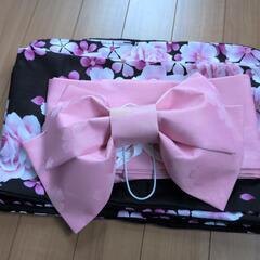 子ども用浴衣セット　浴衣＆帯の画像
