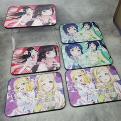 新品 6台セット ラブライブ！ 小原鞠莉 松浦果南 黒澤ダイヤ 折りたたみミニテーブルの画像