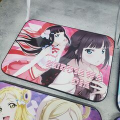 新品 6台セット ラブライブ！ 小原鞠莉 松浦果南 黒澤ダイヤ 折りたたみミニテーブルの画像