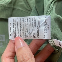 New Era オリーブグリーン 長袖Tシャツ Lの画像