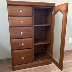 電話台　リビングチェスト収納家具の画像