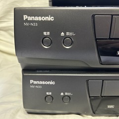 パナソニックVHSビデオデッキ　　　の画像