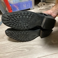メンズ革靴27.5センチの画像