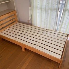 KG40⭐️美中古⭐️シングルベッド　マットレス付き　使用頻度少なめ💁‍♂️の画像
