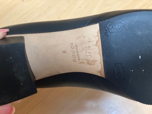 グッチ GUCCI パンプス ホースビット レザー ヒール シューズ 靴