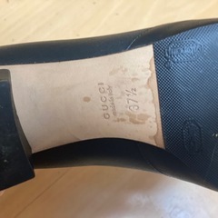 グッチ GUCCI パンプス ホースビット レザー ヒール シューズ 靴の画像