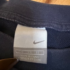 00s NIKE ナイキ 銀タグ スウェット XL センターロゴ 古着 レアの画像