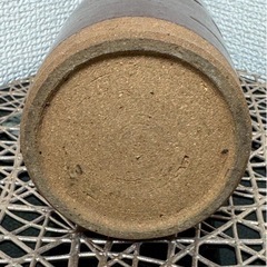 配送可能　好正　在銘　花器　窯印あり　華道具　 茶道具 古美術品 骨董　アンティーク　古道具　花入 花瓶　の画像