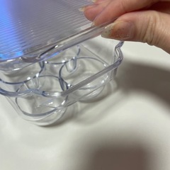新品！冷蔵庫 卵収納ケース たまご入れ クリア 保存容器 ダイニング 食器の画像