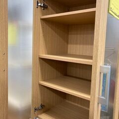 J5500【リユースのサカイ柏店】　食器棚　ナチュラル　クリーニング済みの画像