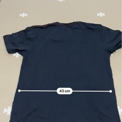 プリントTシャツ　紺色の画像