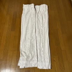 長さ130cmレースのカーテン 2枚の画像