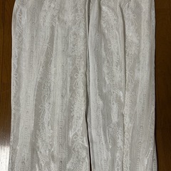 長さ130cmレースのカーテン 2枚の画像