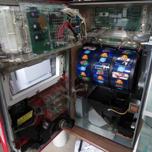 パチスロ実機 マクロスフロンティア はじまりの歌、銀河に響け！ 白ロム搭載 スロット機|江別市のリサイクルショップドロップ