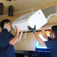 【未経験OK】月収140万円以上も可☀️エアコン取付スタッフ募集！の画像