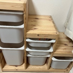 大特価！16個　まとめ　IKEA トロファスト 収納ボックス　引出し　まとめ販売 IKEA トロファスト 引き出しの中古が安い！激安で譲ります・無料