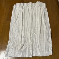 長さ130cmレースのカーテン 4枚の画像