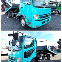H.23 三菱　ファイター　セーフティーローダー　ウインチ　２7万km実走行　超美車　諸費用なし 落札代金のみ　現車確認大歓迎の画像
