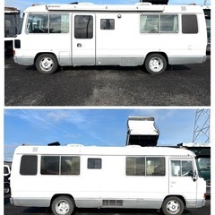 トヨタ　コースター　キャンピングバス　昭和のスナック仕様　14万キロ実走行　中型免許可能　8人乗り 装備多数　超超超美車　の画像