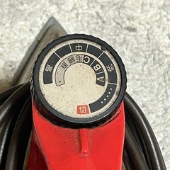 昭和 現役 アイロン ナショナル 赤のの画像