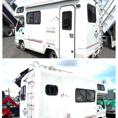 ISUZU エルフ　キャンピングトラック　2t車　11万キロ実走行　9人乗り キッチン　シャワー　トイレ　装備多数　超美車　の画像