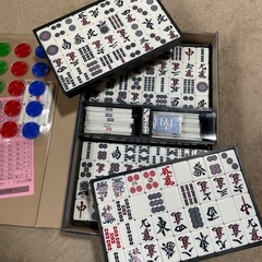 美品　麻雀牌 マージャン セットの画像