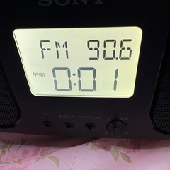 値引きジャンク　SONY CDラジカセの画像
