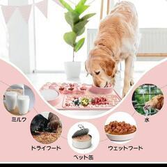 ペット舐めパッドペット食事マットペット用食事マット 425*285mm　グリーンの画像