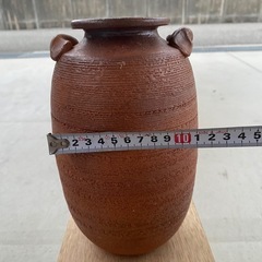 信楽焼　花瓶🏺 明山作の画像