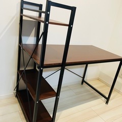 棚付きデスク キッチンラック
の画像