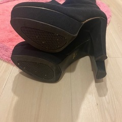 ロングブーツ タンス整理品の画像
