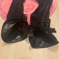 ロングブーツ タンス整理品の画像